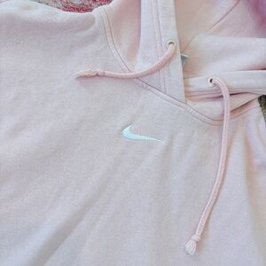 Pastel Pink Nike Swoosh Hoodie